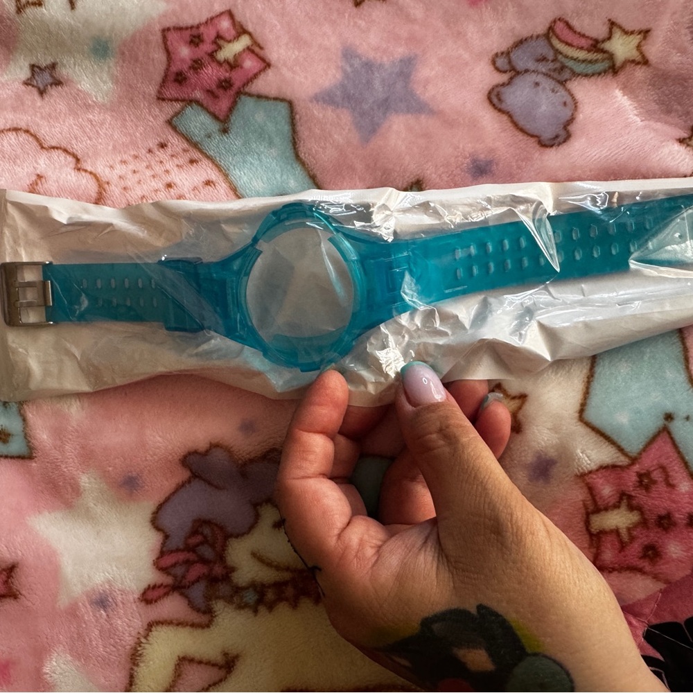 Transparent Blue Wristwatch - Picture 2 of 3